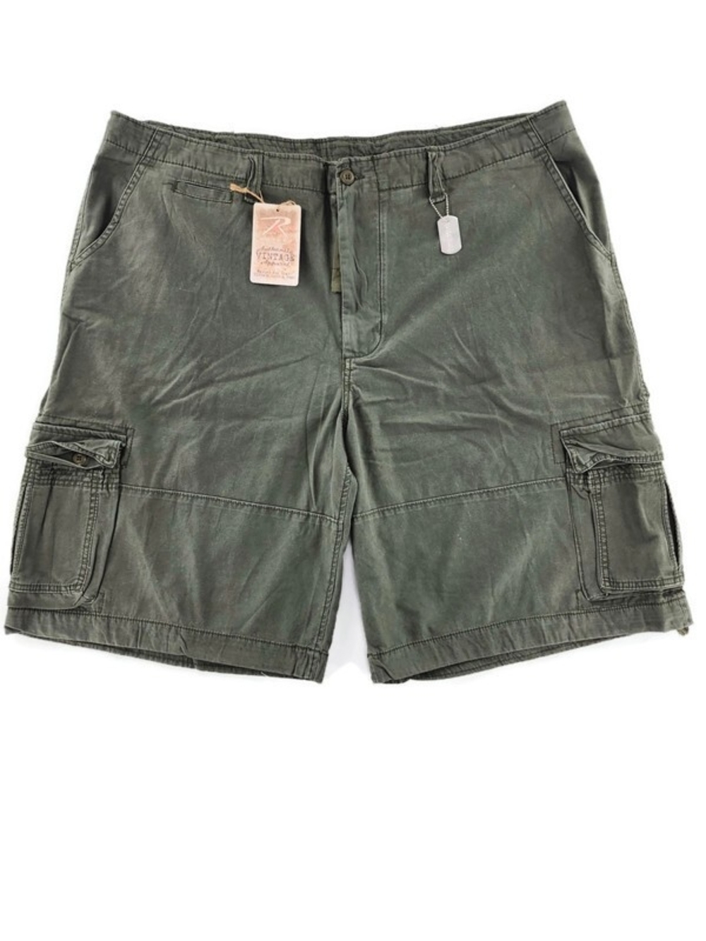 Rothco Olive Green 100% Cotton Cargo Utility Shorts